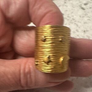 Satya ring with stars and moon